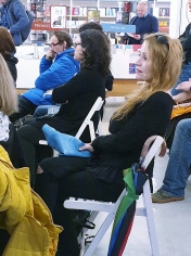 Julia Kalman, at Humanitas Cismigiu Library, 2019